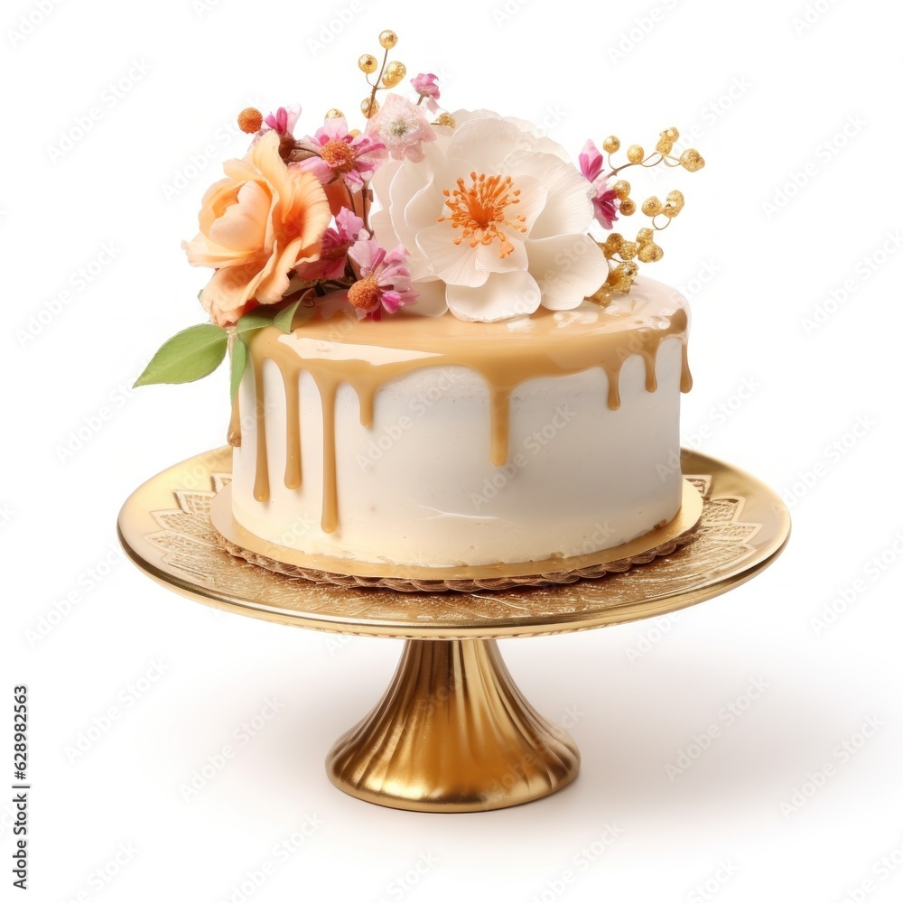 Elegant cake isolated