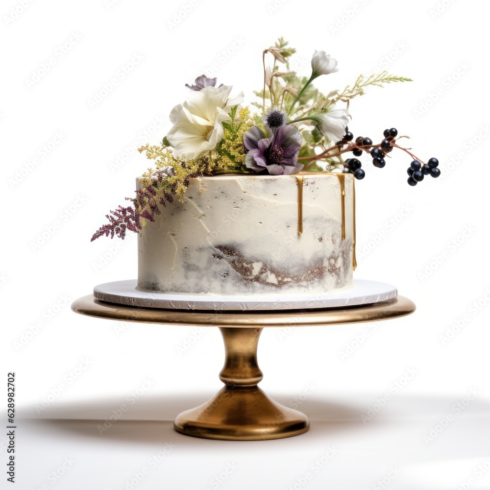 Elegant cake isolated