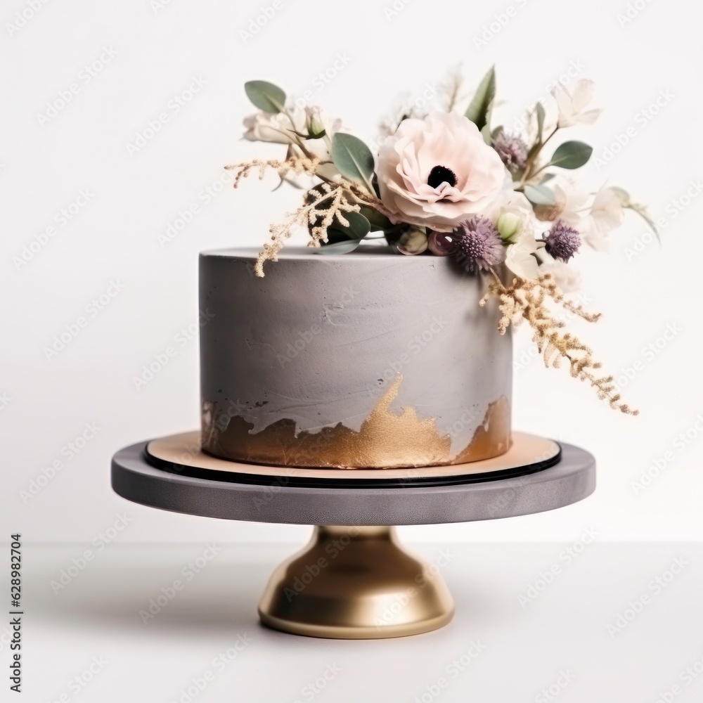 Elegant cake isolated