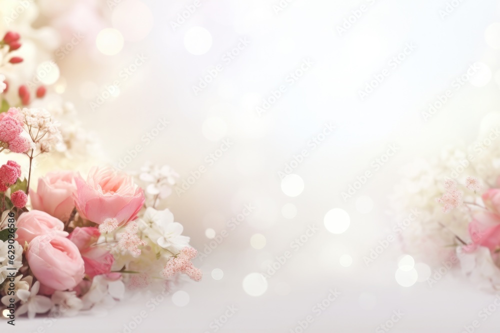 Wedding flowers background