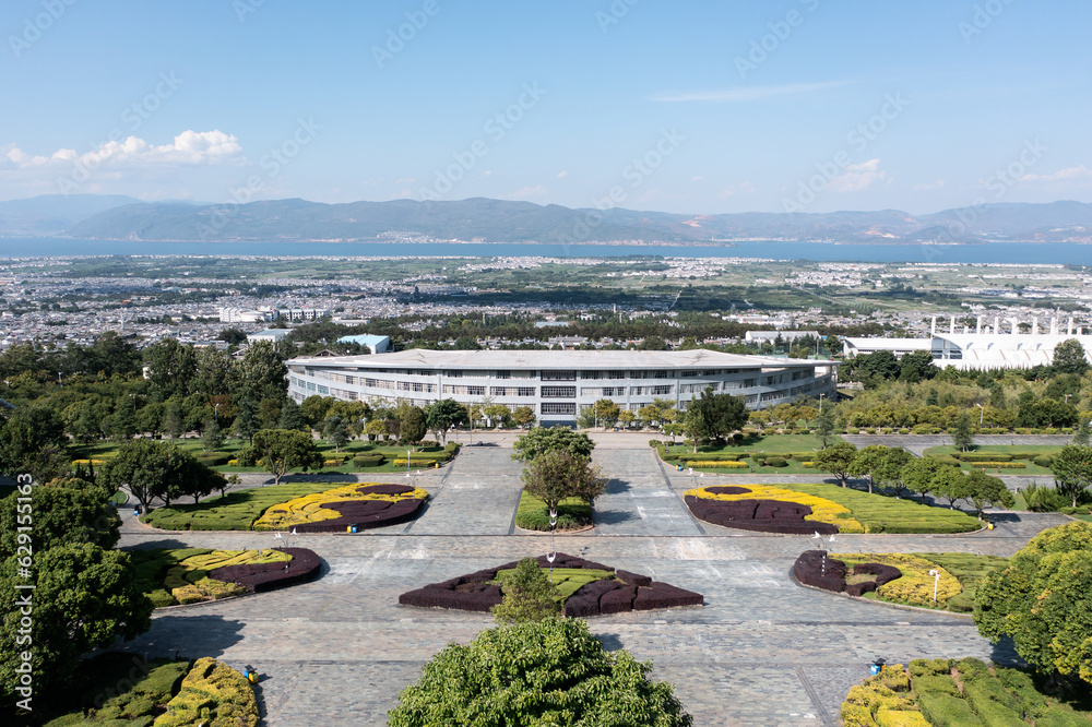 Landscapes in Dali University, Yunnan, China.