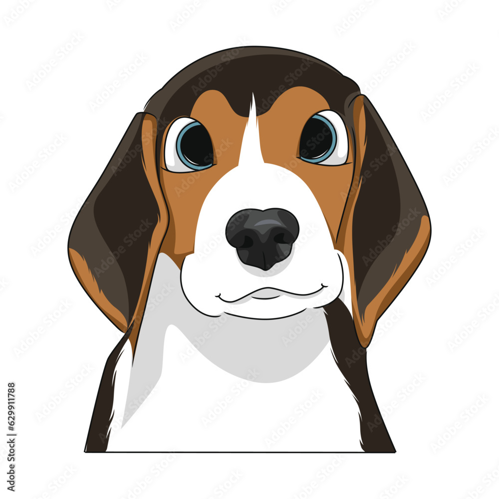 vector cartoon Dogs