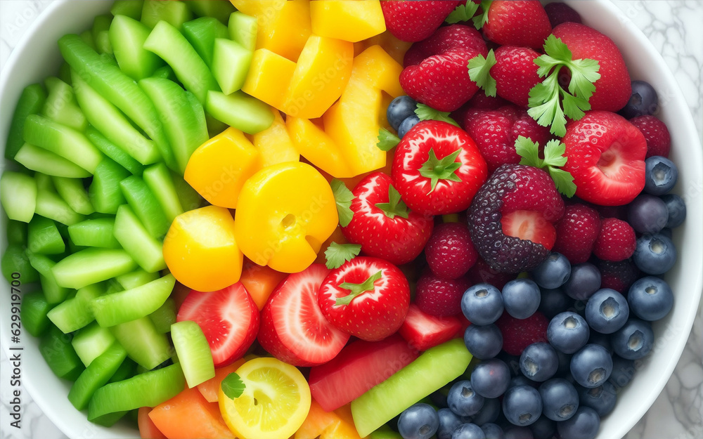 vegetables on a plate