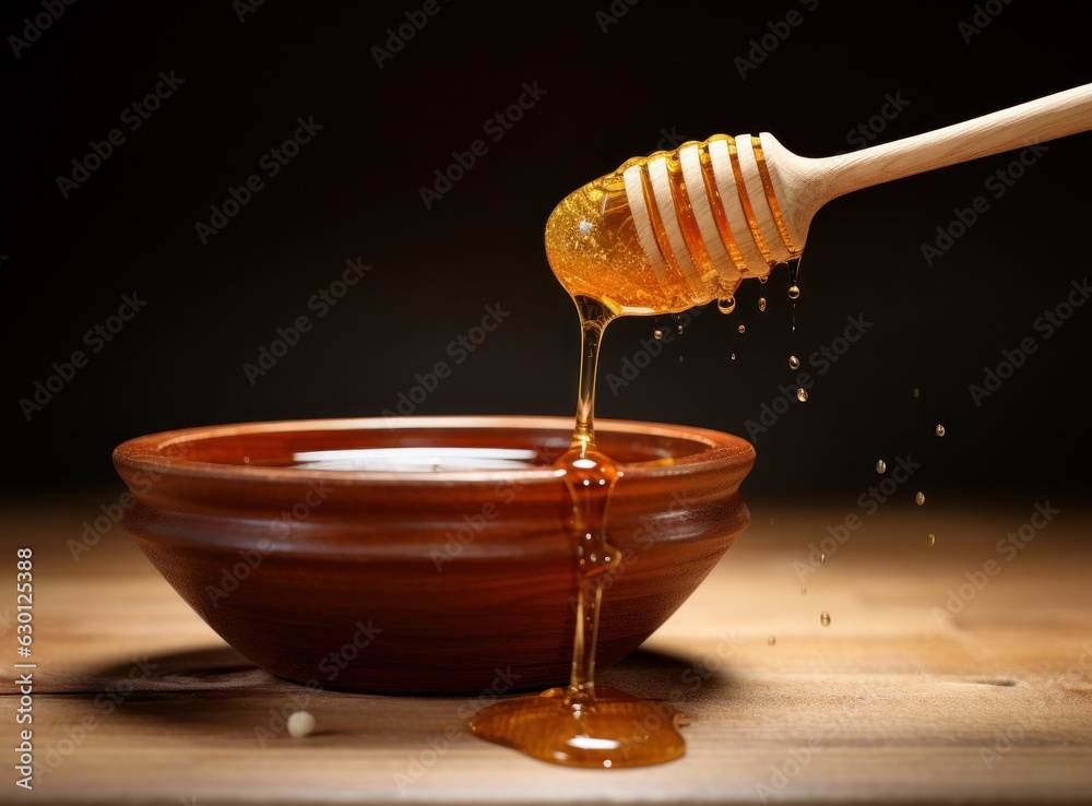 Golden honey background