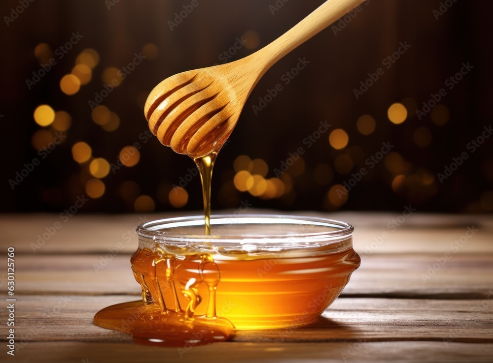 Golden honey background