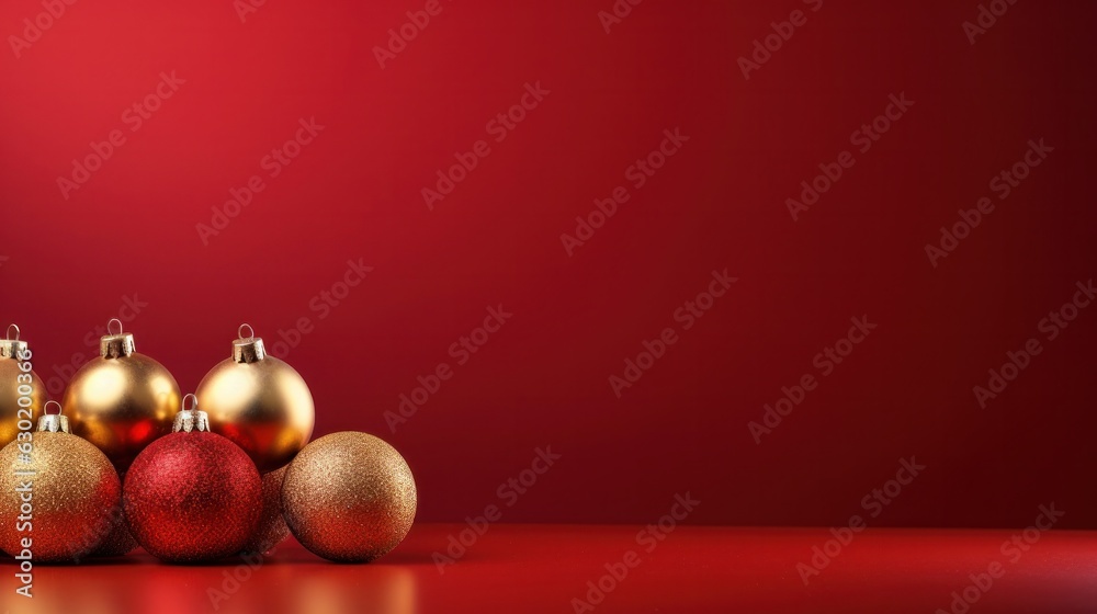 Red Christmas background