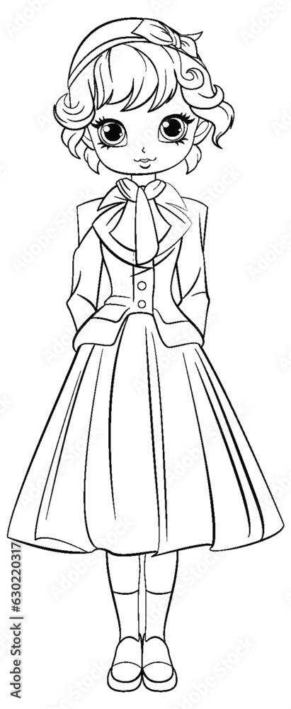 Victorian Outfit on a Western Girl