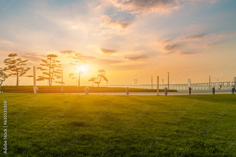 Outdoor Coastal Park Plaza Street View