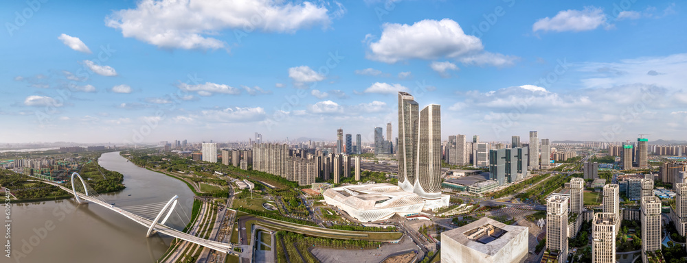 Aerospace Nanjing Financial Central City Landscape panoramic view