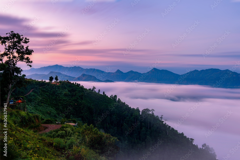 landscape and sky background