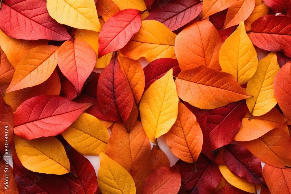 Vivid autumn leaves background