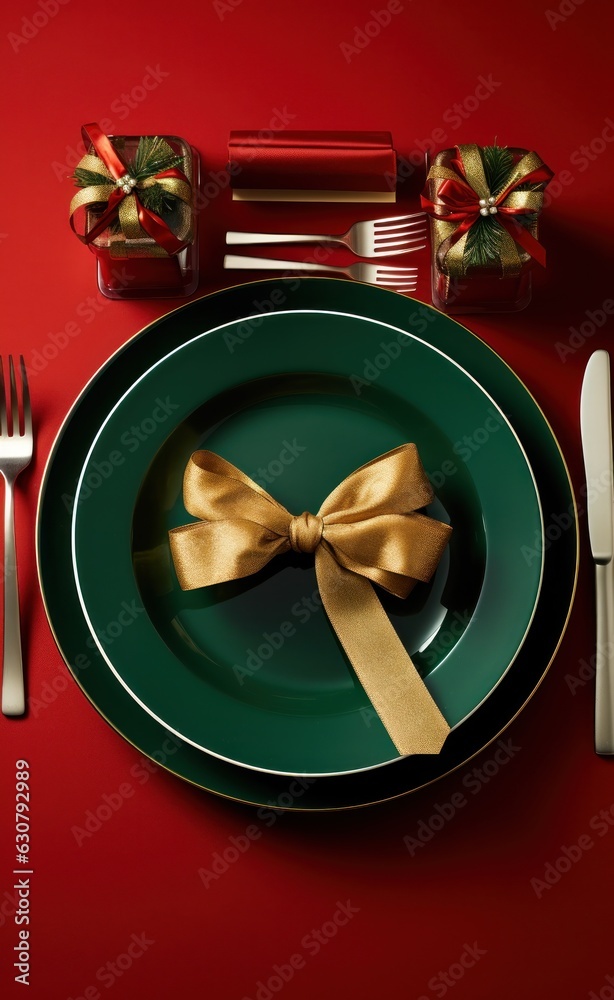 Merry Christmas dinner background