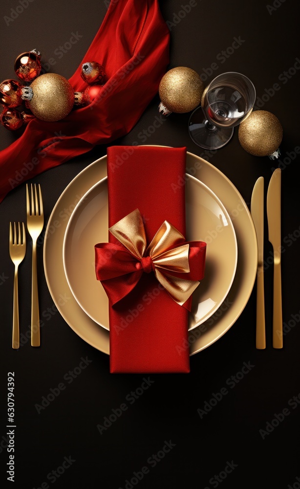 Merry Christmas dinner background