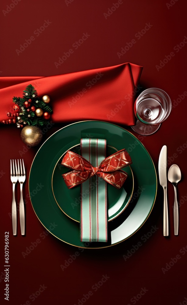 Merry Christmas dinner background