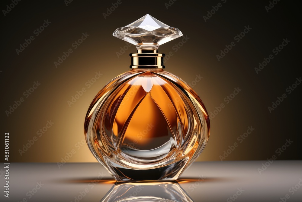 Perfume luxury bottle. Product design perfumery.