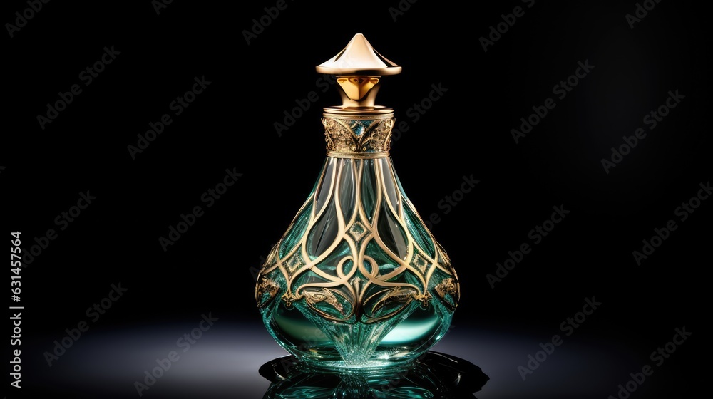 Perfume luxury bottle. Product design perfumery.