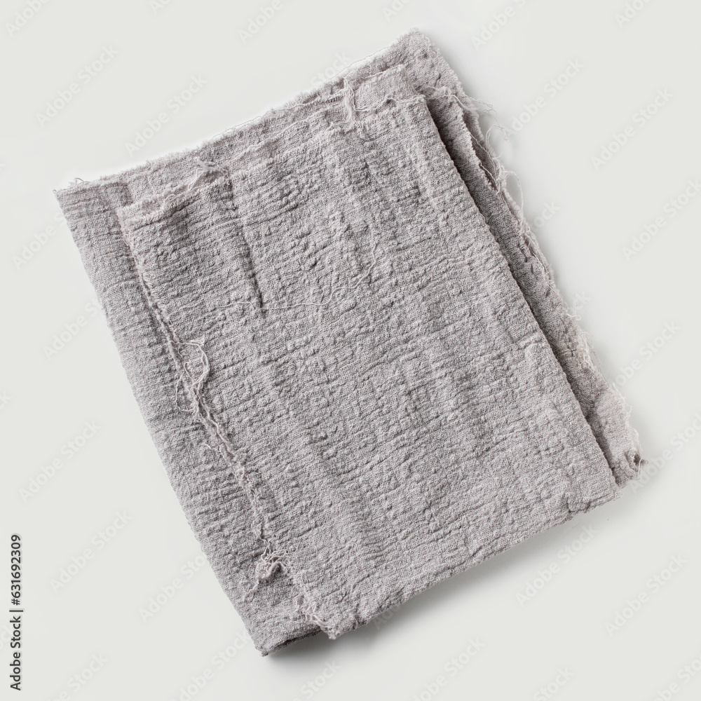 folded cotton napkin