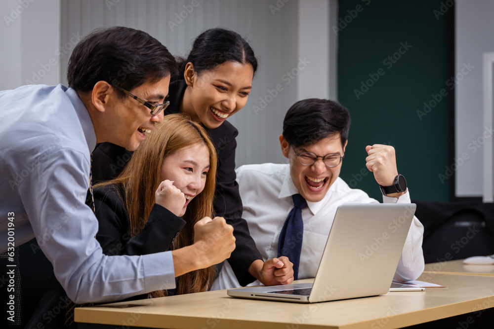 Group of multiethnic businessmen