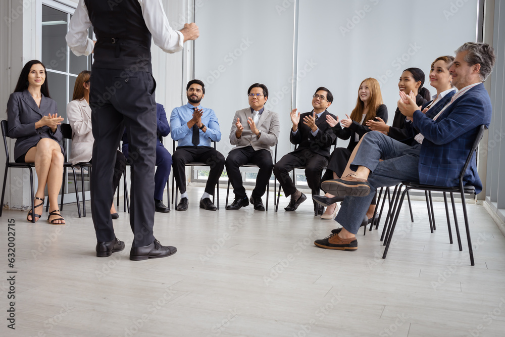 Group of multiethnic businessmen