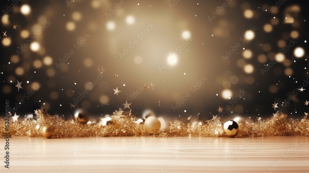 Merry Christmas background with copy space