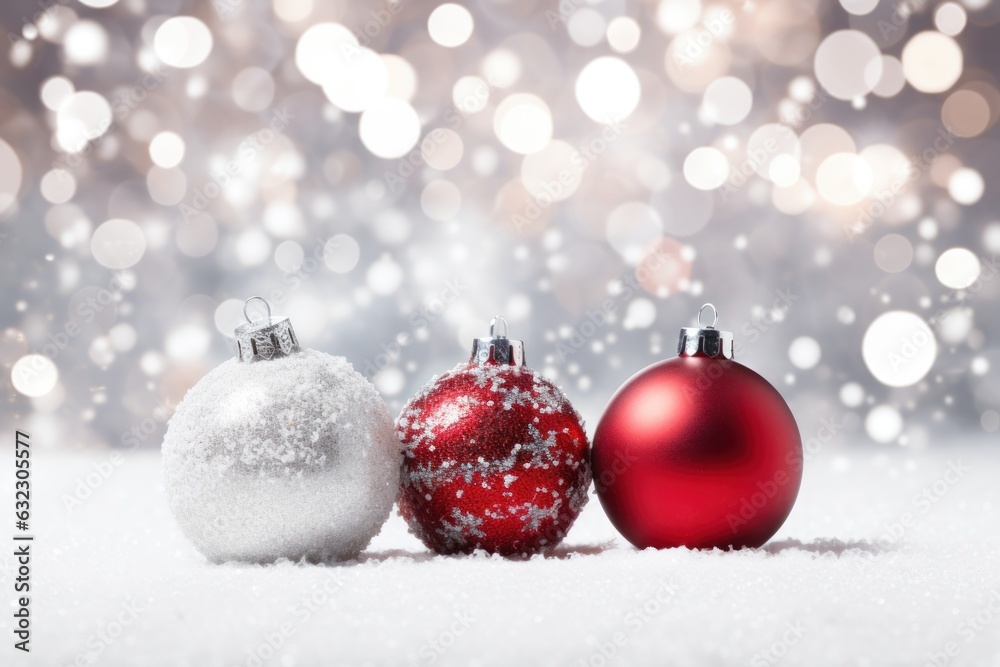 Christmas snow ball background background for business cards