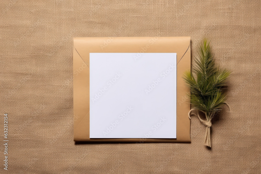 Christmas card mockup