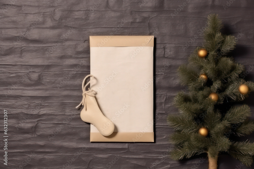 Christmas card mockup