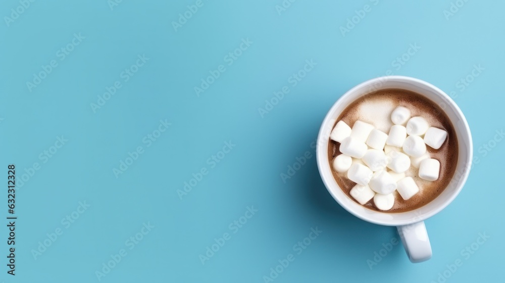 An amazing photo of gourmet hot cocoa in a beautiful Christmas mug.