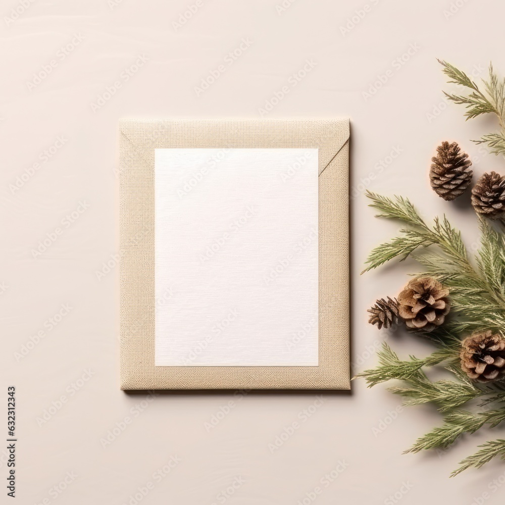 Christmas card mockup