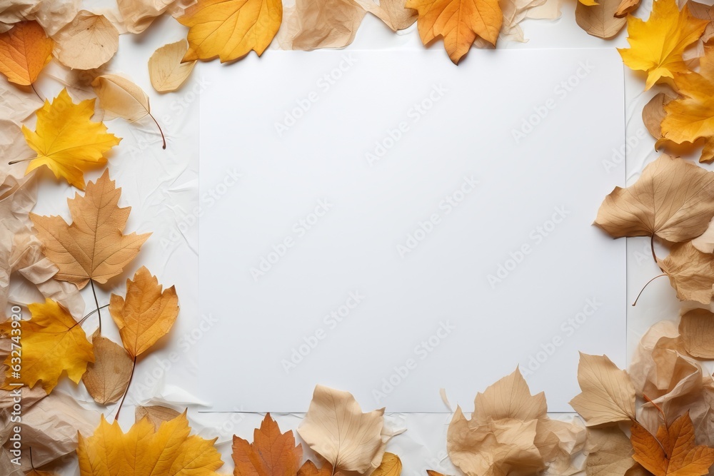 Autumn leaves background