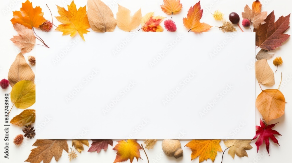 Autumn leaves background