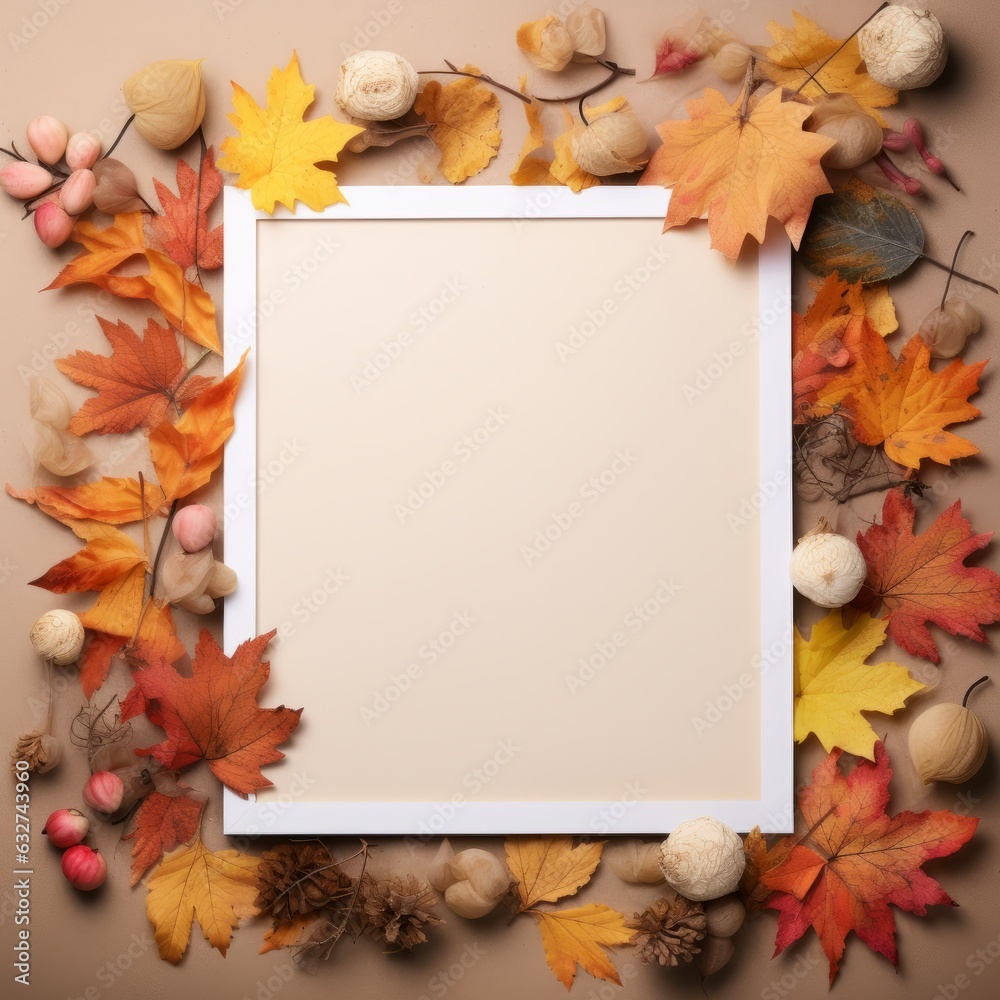 Autumn leaves background