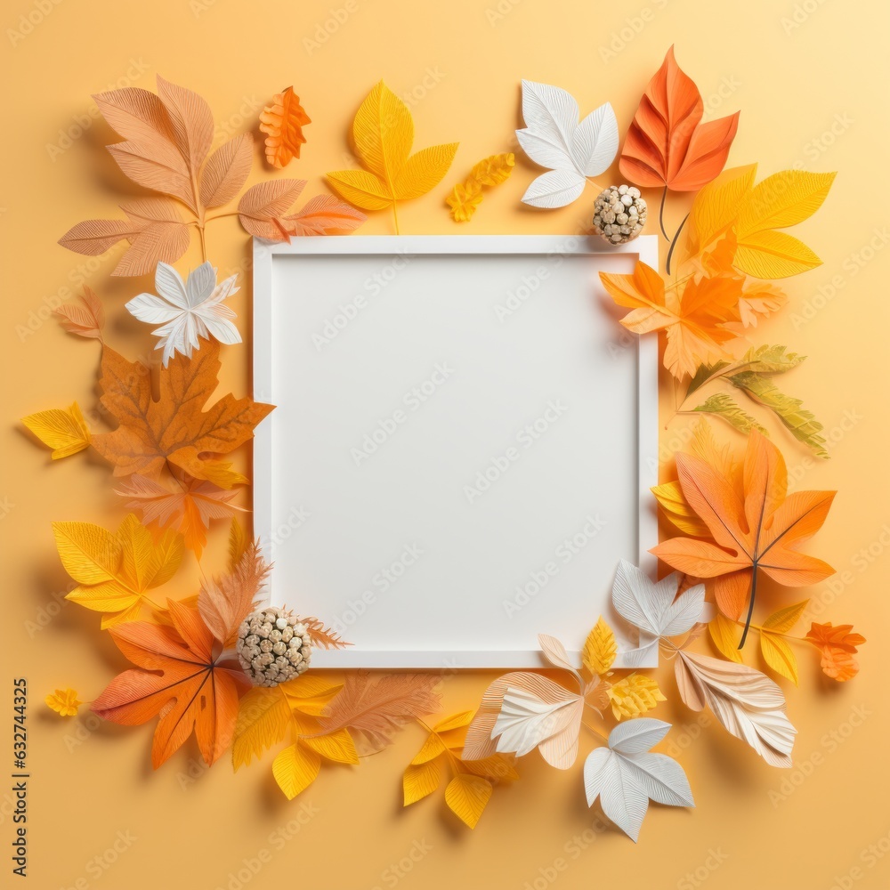 Autumn leaves background