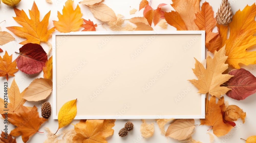 Autumn leaves background