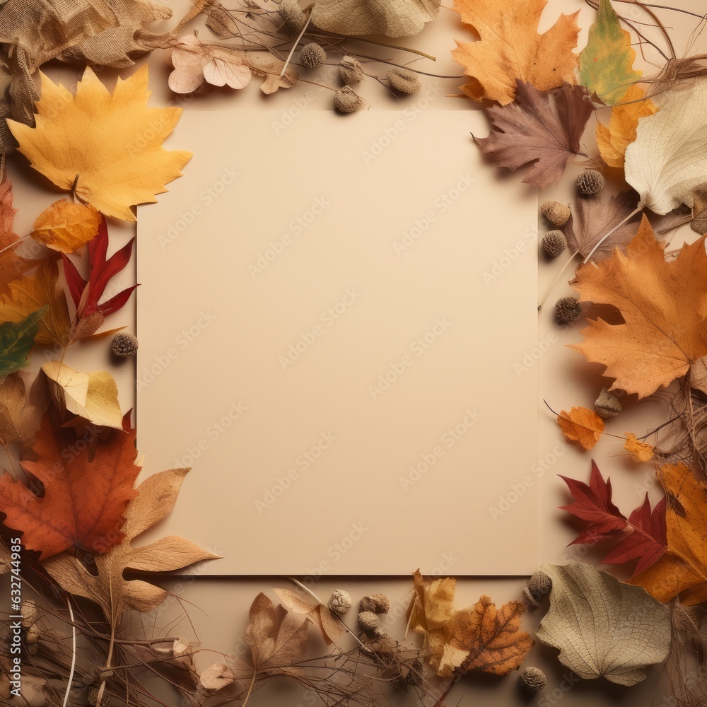 Autumn leaves background