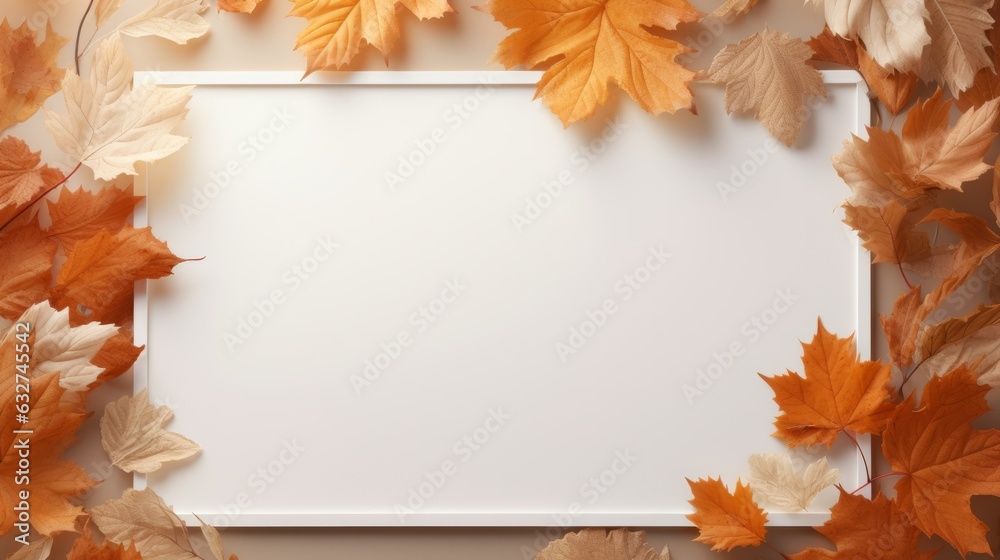 Autumn leaves background