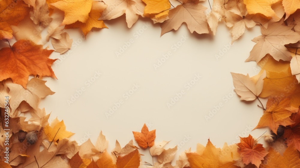 Autumn leaves background