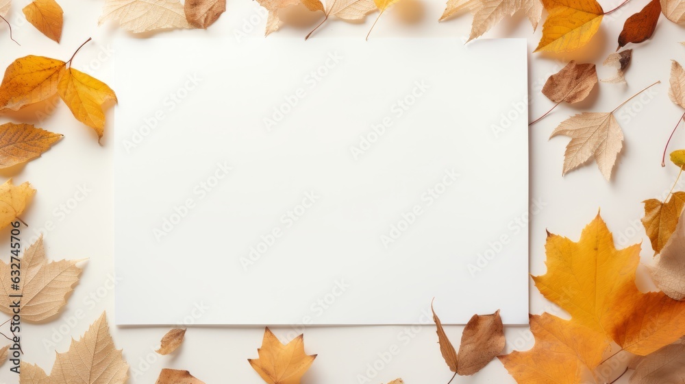 Autumn leaves background