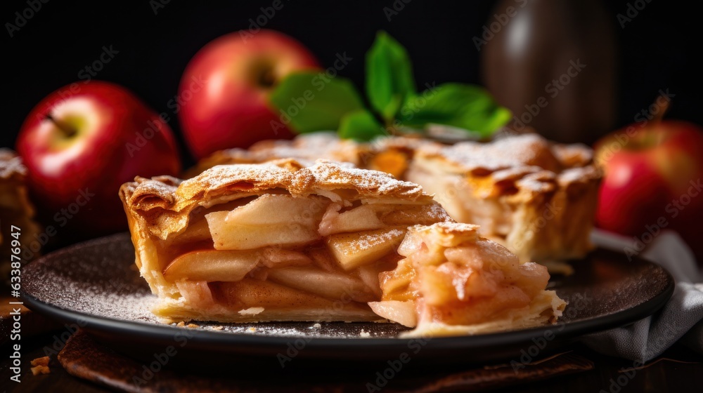 Sweet tasty apple pie