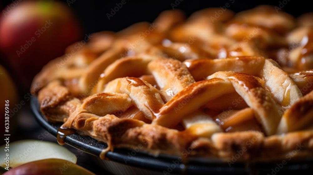 Sweet tasty apple pie