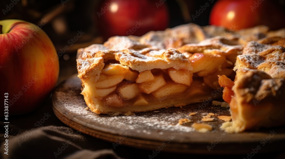 Sweet tasty apple pie