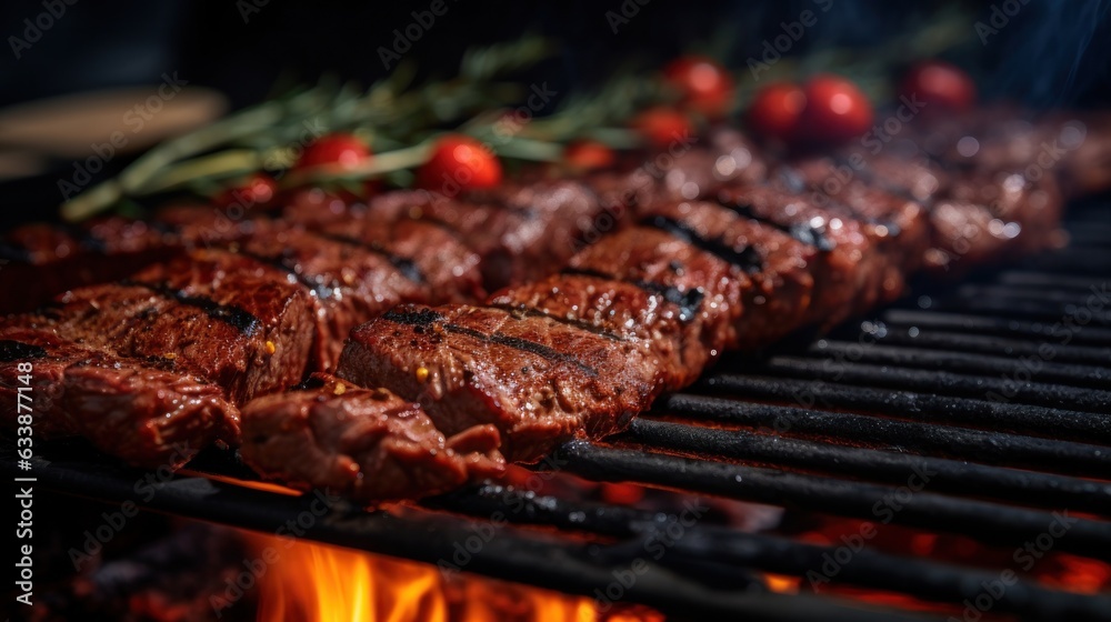 Meat grill bbq