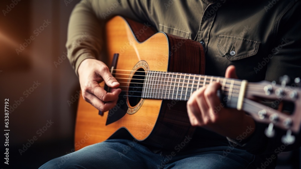 Man playing guitar