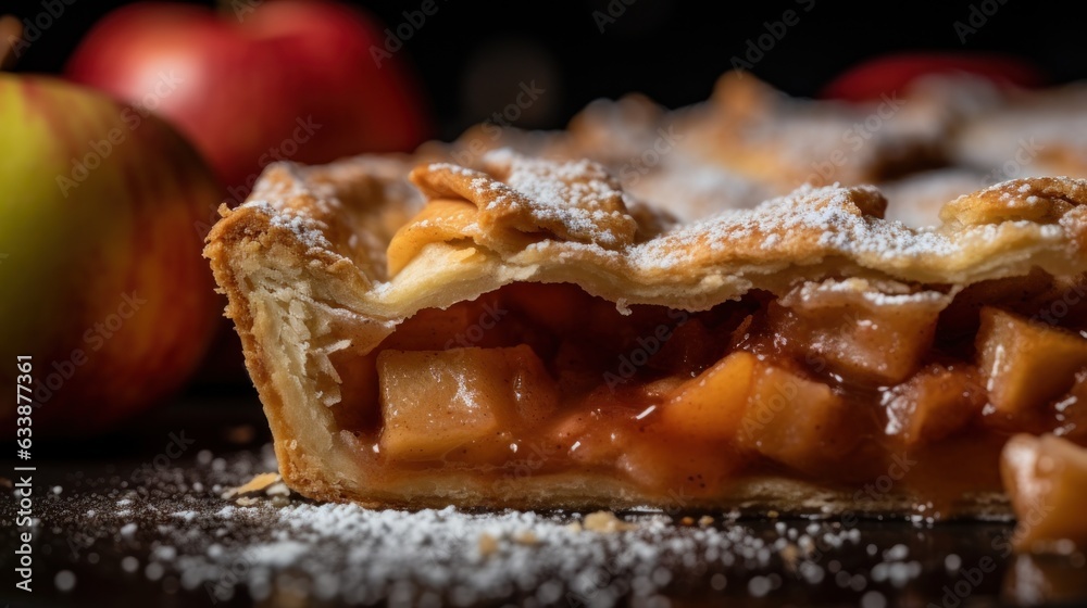 Sweet tasty apple pie