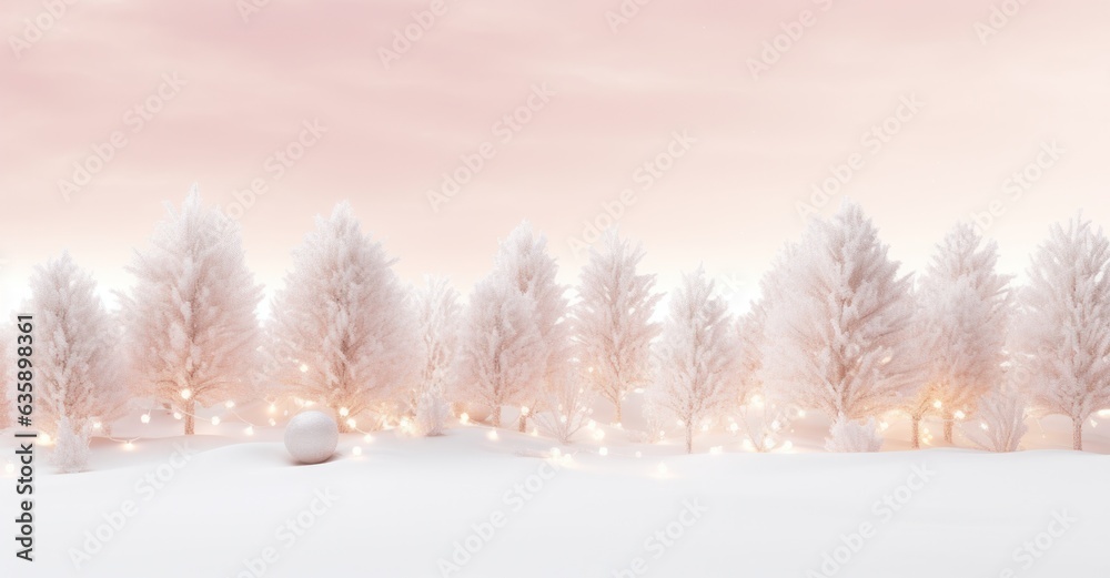 Winter natural background