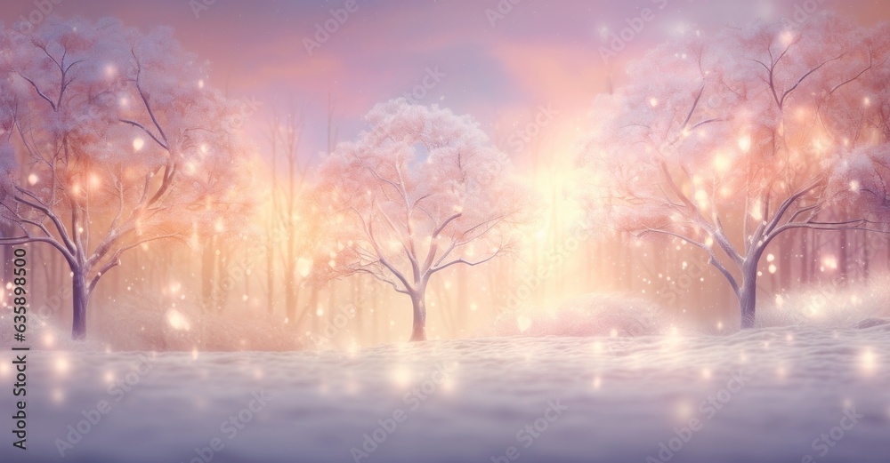 Winter natural background