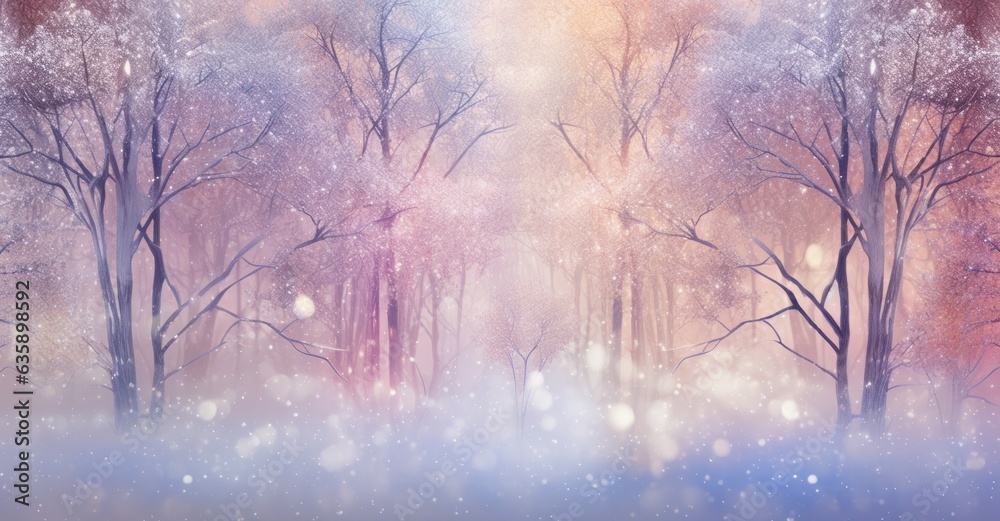 Winter natural background