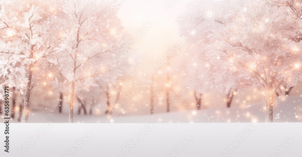 Winter natural background