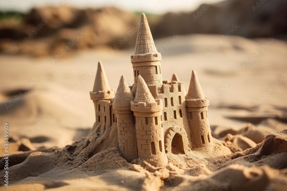 Building a sand castle