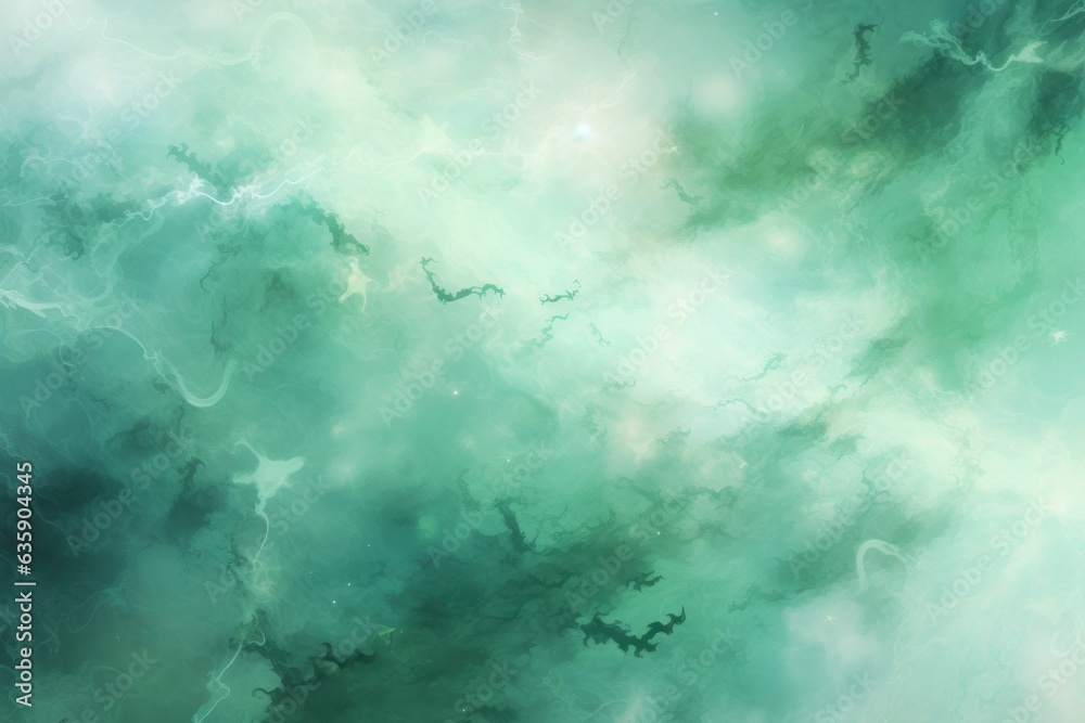 Green abstracr space background